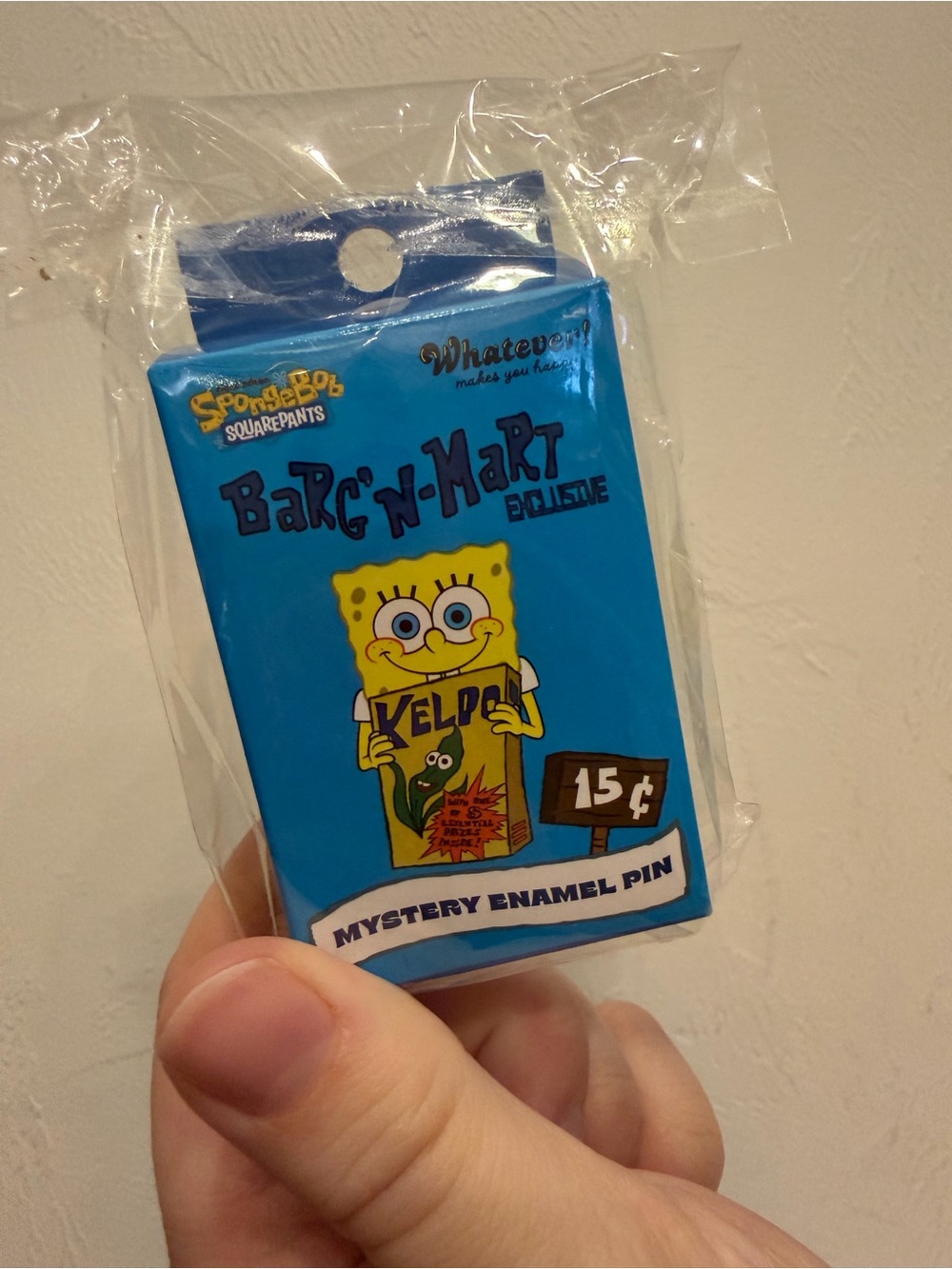 SpongeBob “Whatever Makes You Happy” Barg’N Mart Mystery Blind Box Pin